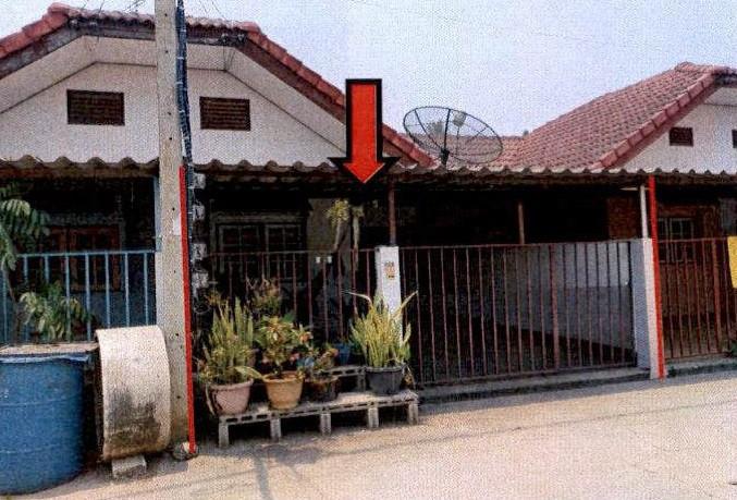ทาวน์เฮ้าส์หลุดจำนอง ธ.ธนาคารอาคารสงเคราะห์ กาญจนบุรี ท่ามะกา ตะคร้ำเอน
