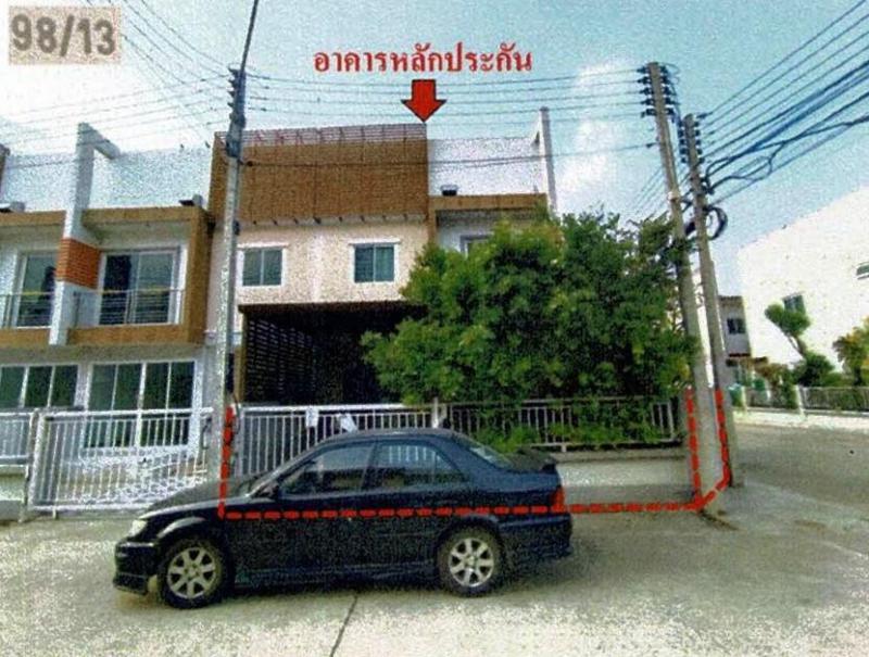ทาวน์เฮ้าส์หลุดจำนอง ธ.ธนาคารอาคารสงเคราะห์ สุพรรณบุรี เมืองสุพรรณบุรี รั้วใหญ่