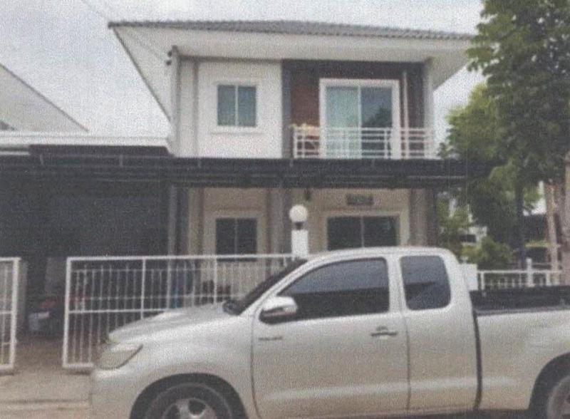 บ้านแฝดหลุดจำนอง ธ.ธนาคารอาคารสงเคราะห์ นนทบุรี บางกรวย ปลายบาง